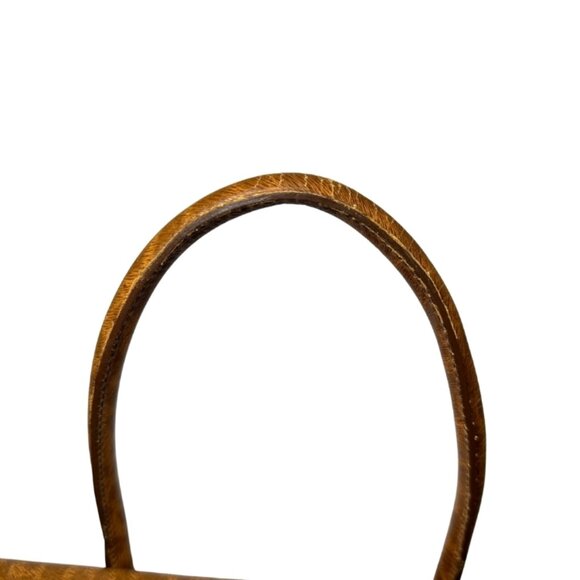 Vintage Escada Leopard Print Structured Briefcase - Picture 10 of 11